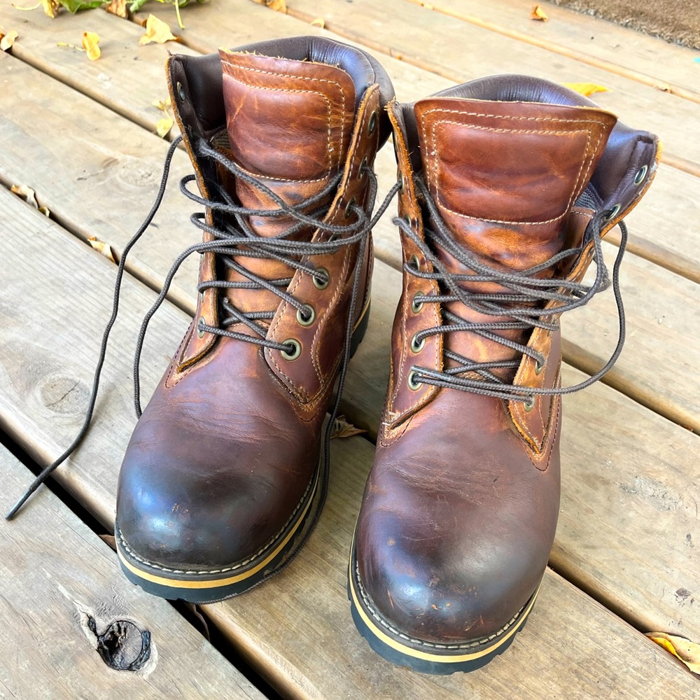 Timberland Lace-Up Leather Boot